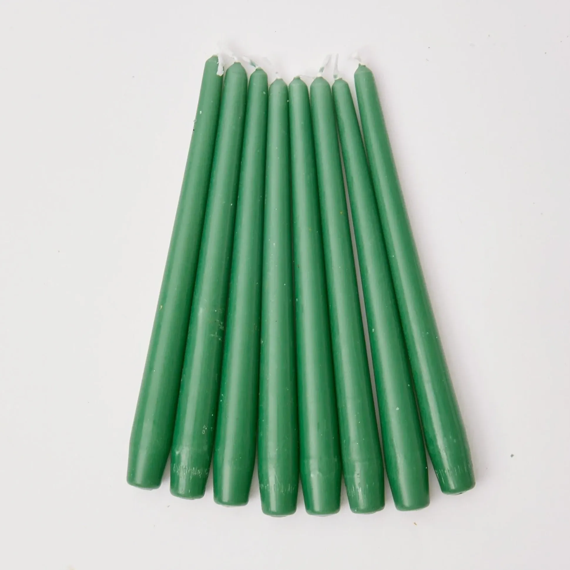 Dusty Green Candles (Set Of 8)