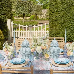 Edie Blue Coral Napkins (Set Of 4)