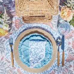 Edie Blue Coral Placemats (Set Of 4)