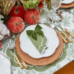 Edie Moss Green Napkins (Set Of 4)