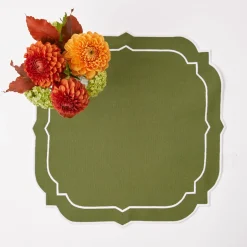 Edie Moss Green Napkins (Set Of 4)