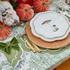 Edie Moss Green Napkins (Set Of 4)