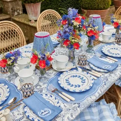 Eloise Blue Placemats & Coronation Napkins (Set Of 4)