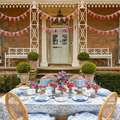 Eloise Blue Placemats & Coronation Napkins (Set Of 4)