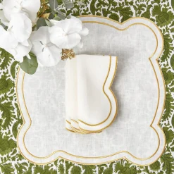 Eloise Gold Napkins (Set Of 4)