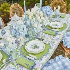 Eloise Green And Blue Napkins (Set Of 4)