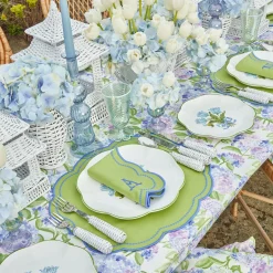 Eloise Green And Blue Placemats & Napkins (Set Of 4)