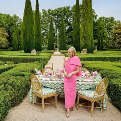 Emerald Hobnail Jug & Rose Handle