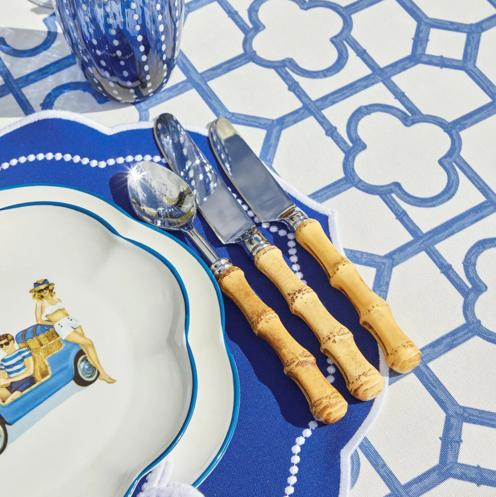 Faux Bamboo Cutlery (5 Piece)