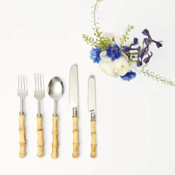 Faux Bamboo Cutlery (5 Piece)