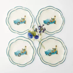 Fiat Jolly Dinner & Starter Plates (Set Of 8)