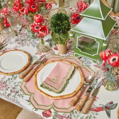 Fleur Pink Napkins (Set Of 4)