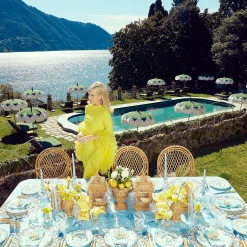 Fleur Turquoise Napkins (Set Of 4)