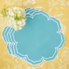Fleur Turquoise Placemats (Set Of 4)