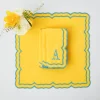 Fleur Yellow Napkins (Set Of 4)