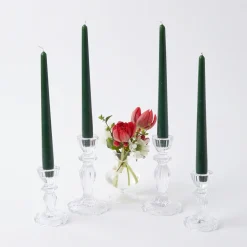 Forest Green Candles (Set Of 8)