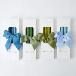 Forest Green Candles (Set Of 8)