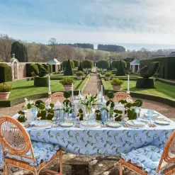 Frilled Lily Of The Valley Seat Pad Cushion