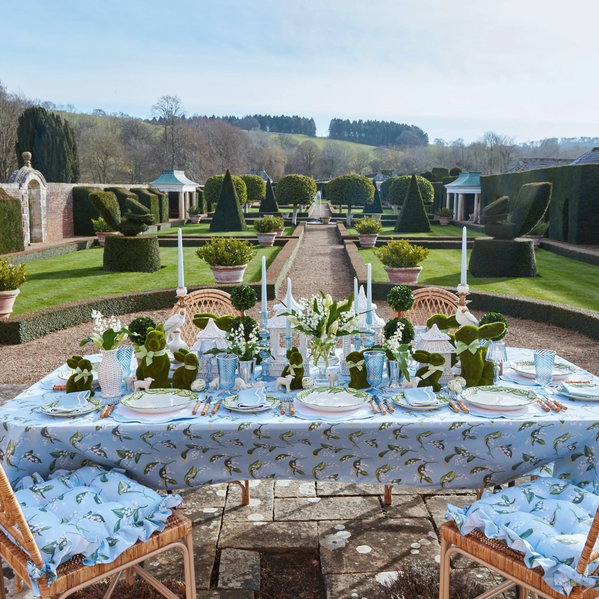 Frilled Lily Of The Valley Seat Pad Cushion