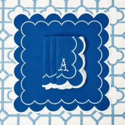 Gabrielle Blue Napkins (Set Of 4)