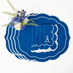 Gabrielle Blue Napkins (Set Of 4)
