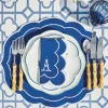 Gabrielle Blue Placemats & Napkins (Set Of 4)