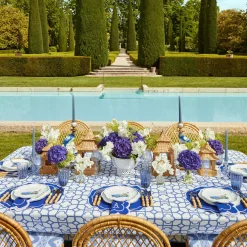 Gabrielle Blue Placemats & Napkins (Set Of 4)