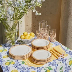 Geometric Bamboo Bowl