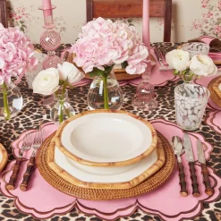 Geometric Bamboo Bowl