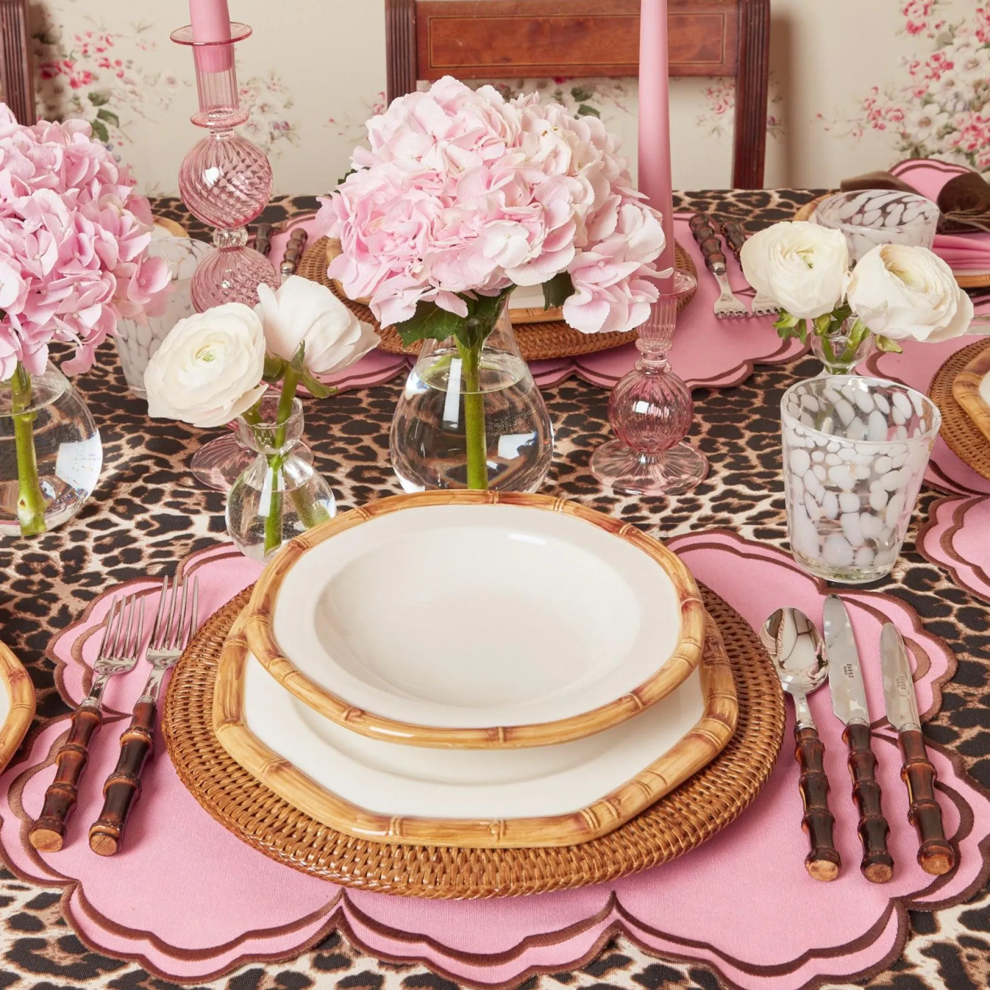 Geometric Bamboo Bowl