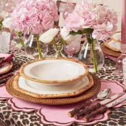 Geometric Bamboo Bowl