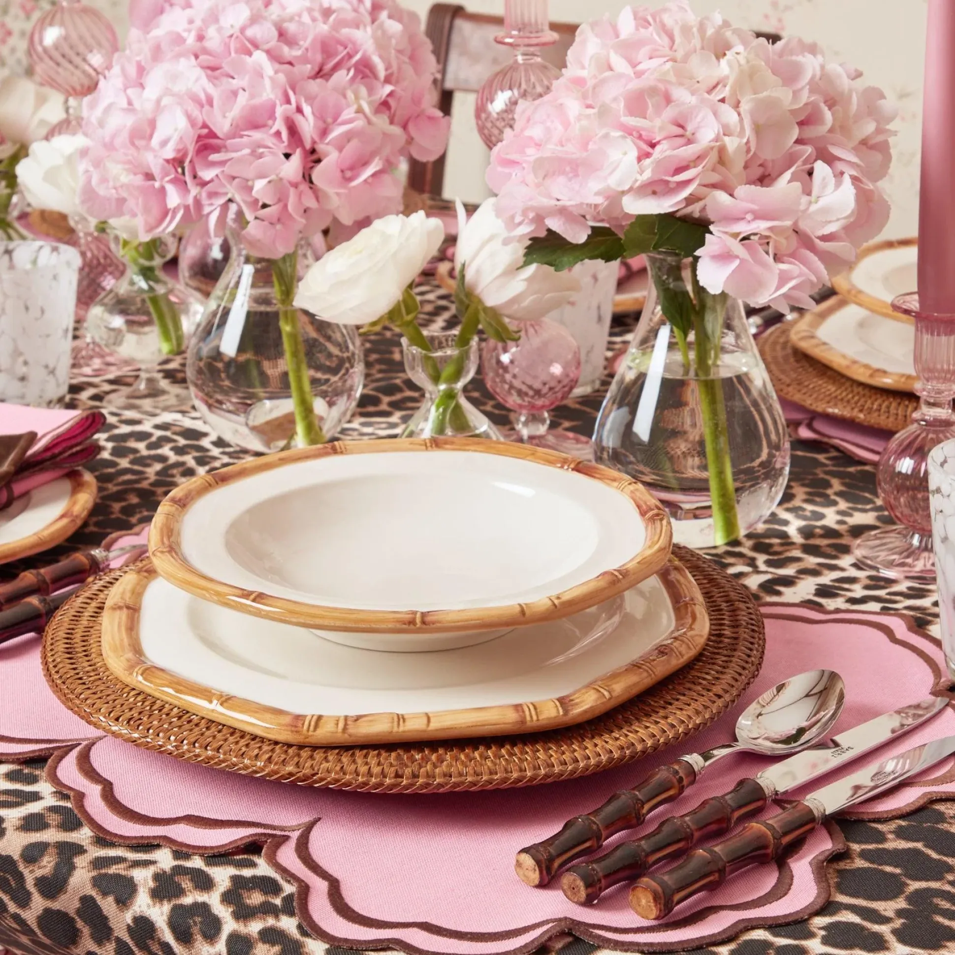 Geometric Bamboo Bowl