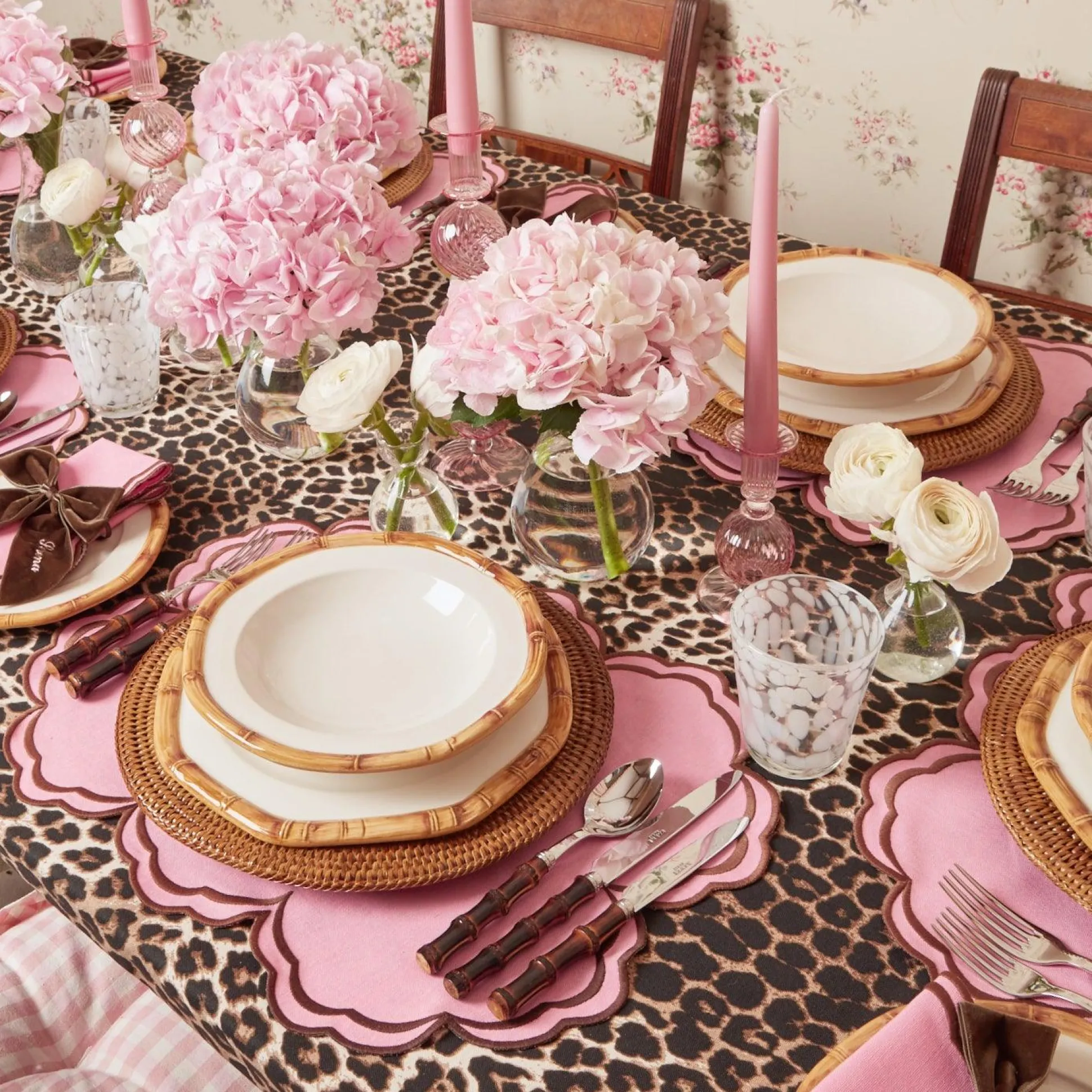 Geometric Bamboo Bowl