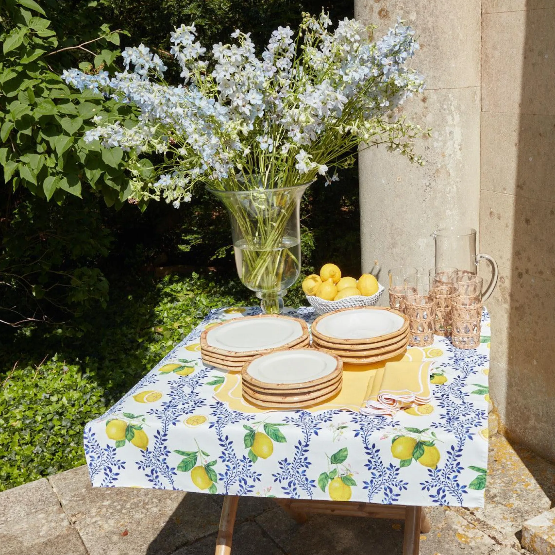 Geometric Bamboo Bowl