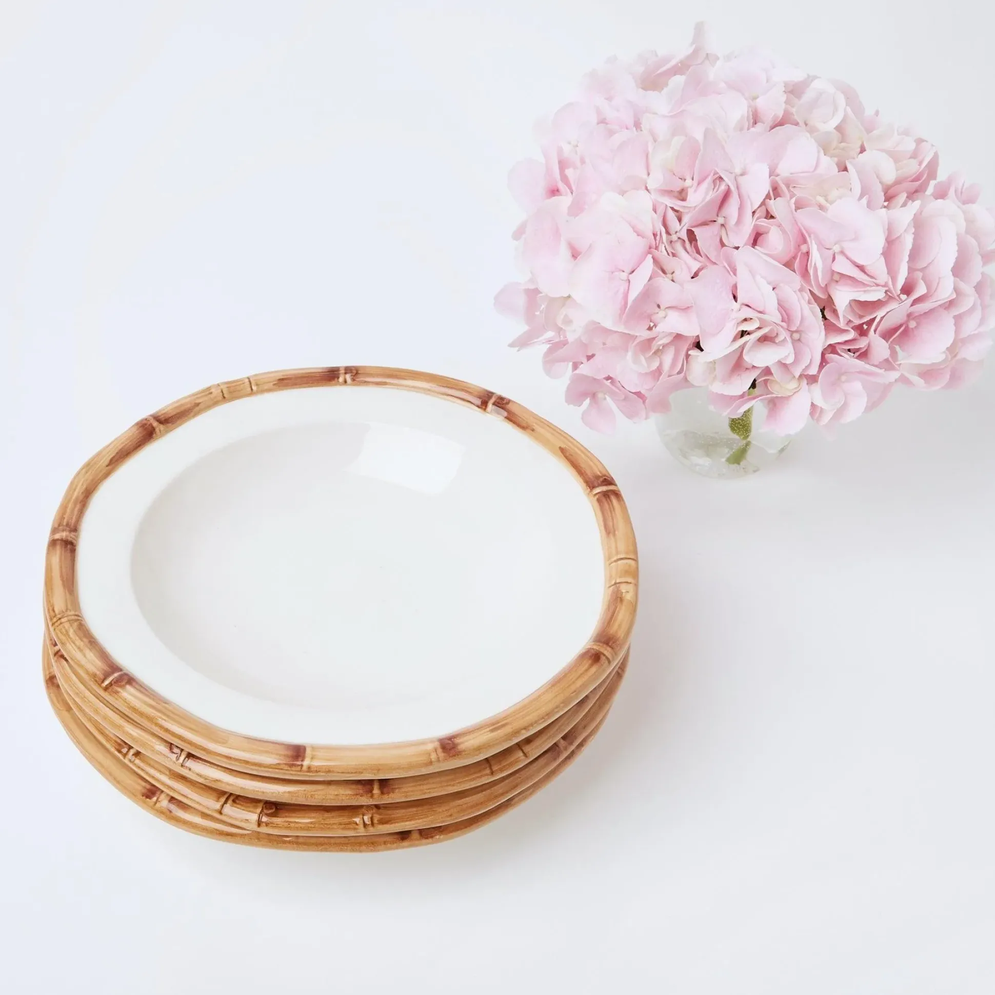 Geometric Bamboo Bowl