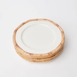 Geometric Bamboo Starter Plate