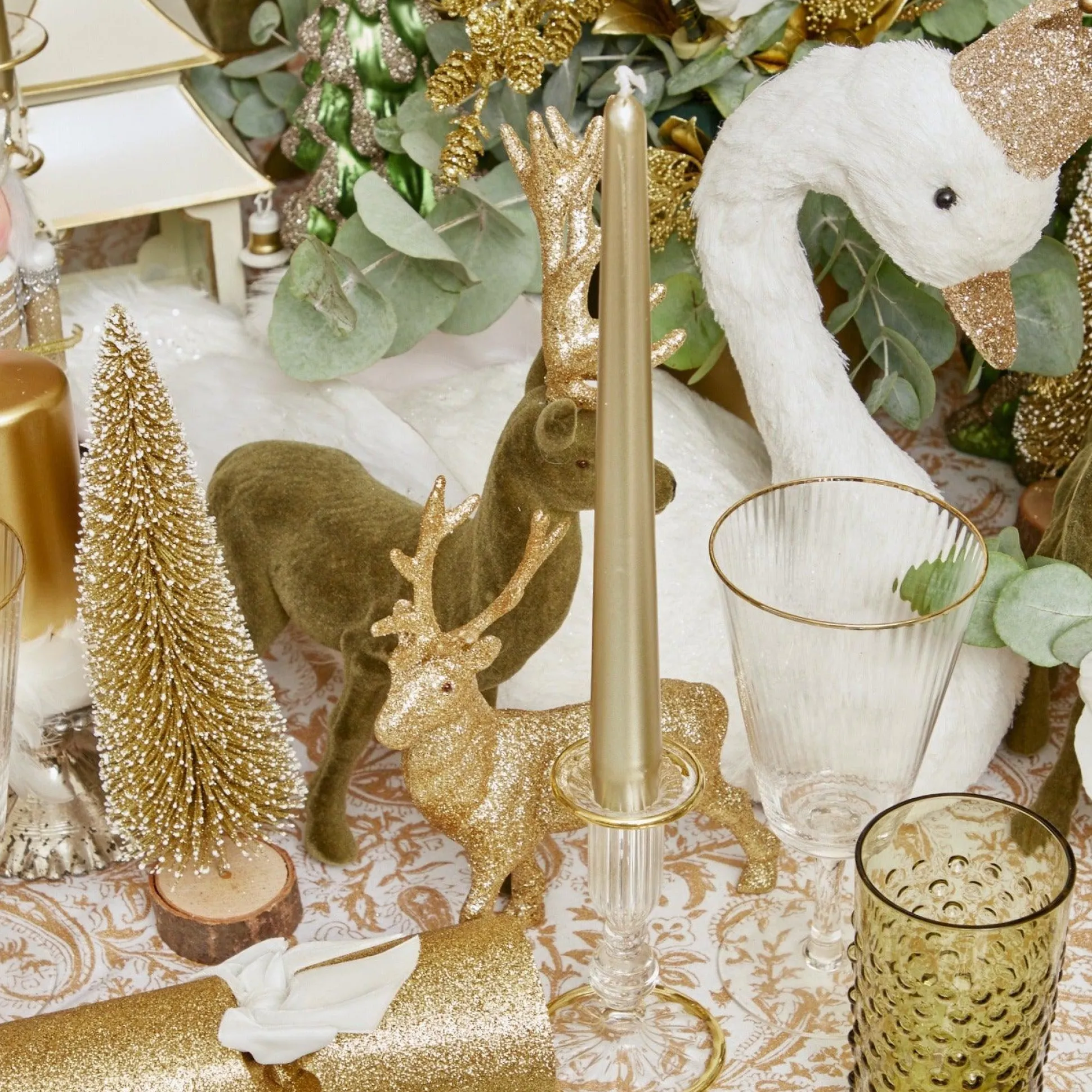 Gold Candles (Set Of 8)