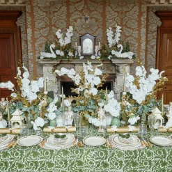 Gold Garland Dinner Plates (Set Of 4)