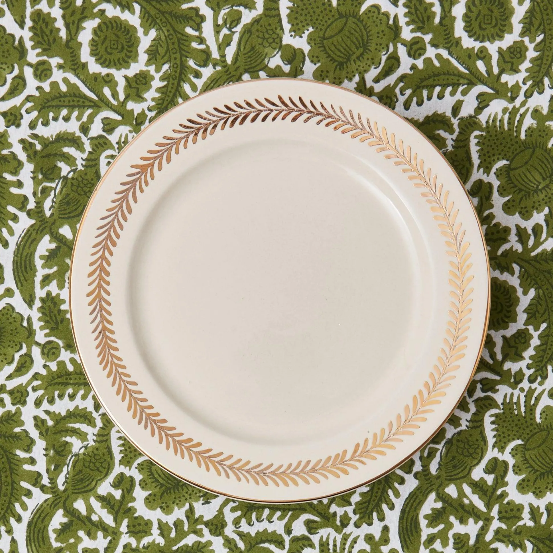 Gold Garland Dinner Plates (Set Of 4)