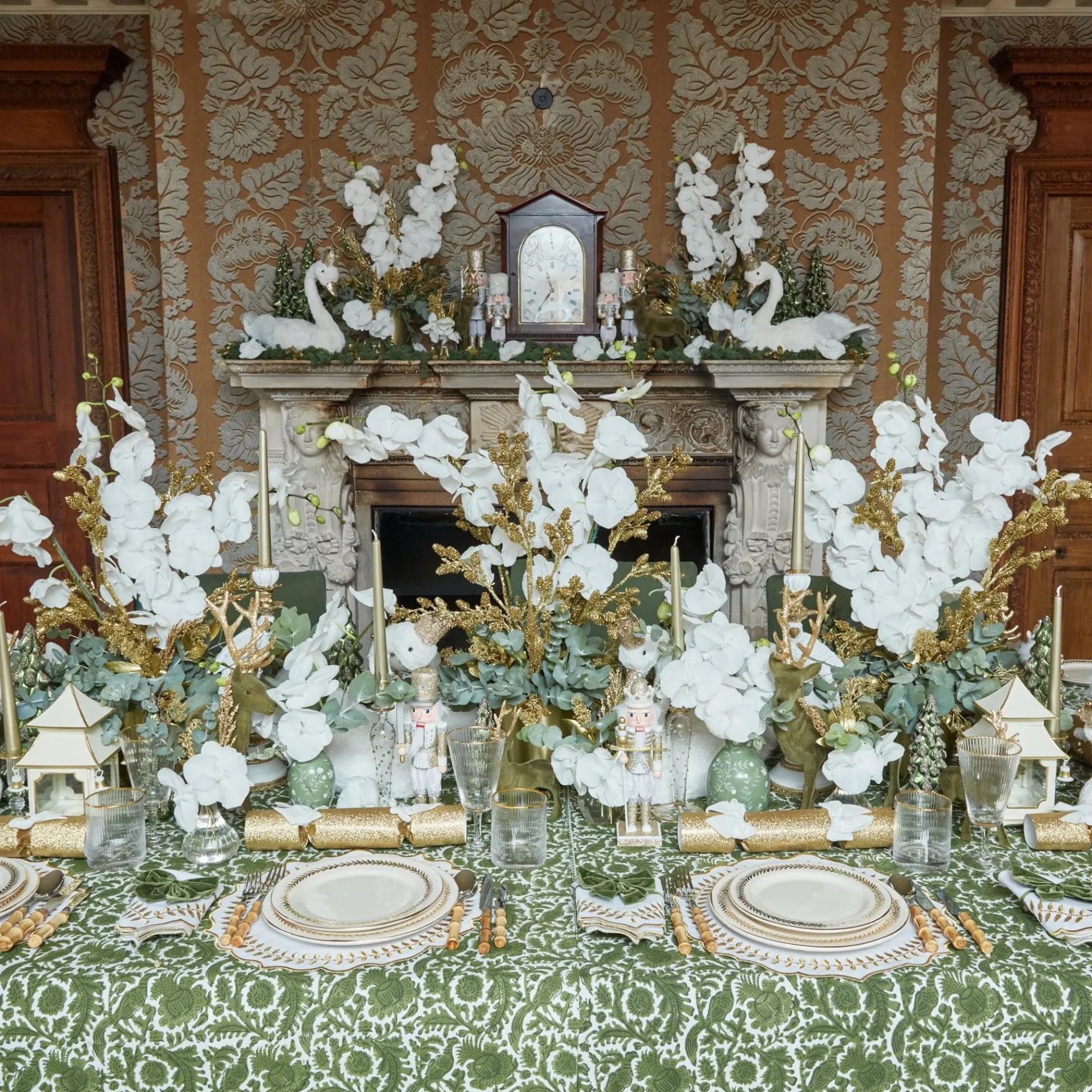 Gold Garland Starter Plates (Set Of 4)