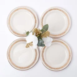 Gold Garland Starter Plates (Set Of 4)