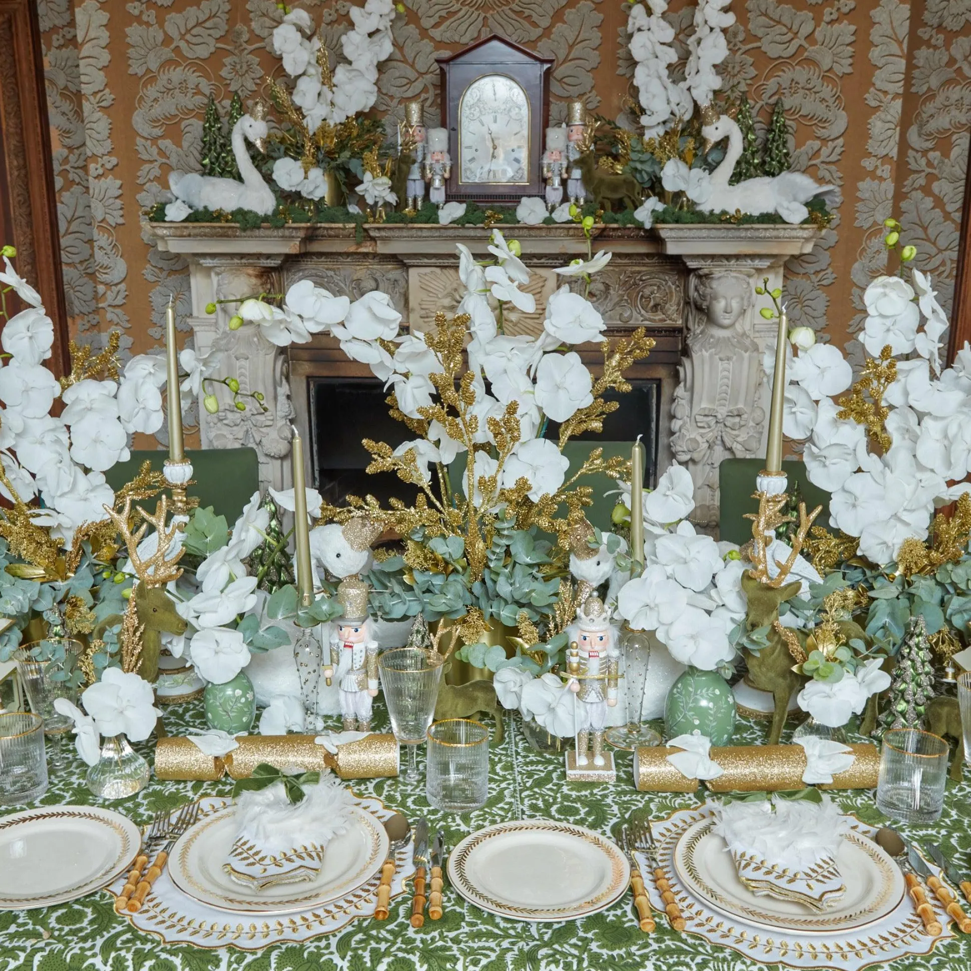 Gold Garland Starter Plates (Set Of 4)