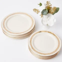 Gold Garland Starter Plates (Set Of 4)