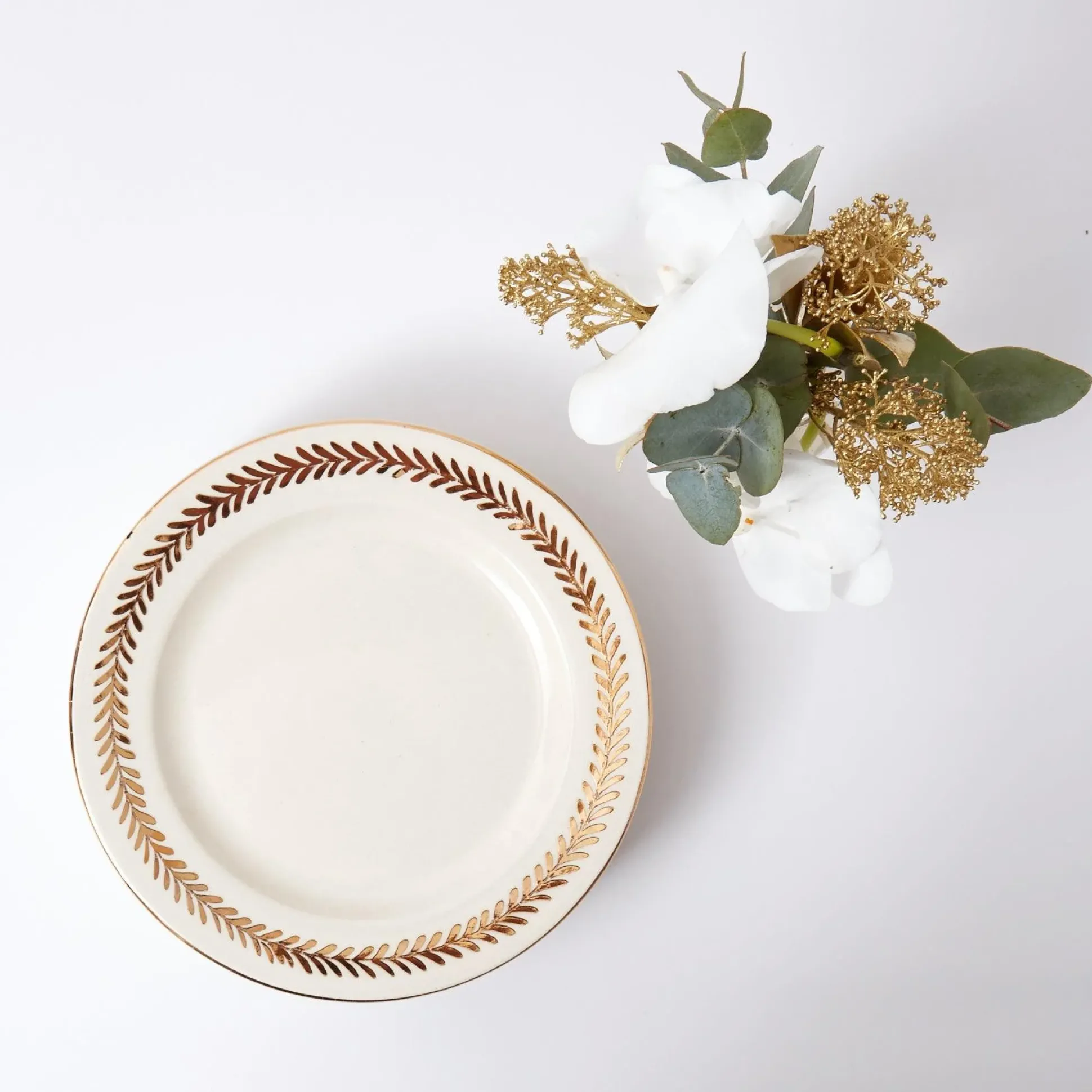 Gold Garland Starter Plates (Set Of 4)