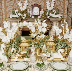 Gold Rattan Pagoda Lantern