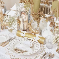 Gold Snowflake Napkins (Set Of 4)