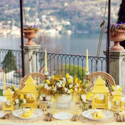 Green & Yellow Parrot Candlescape