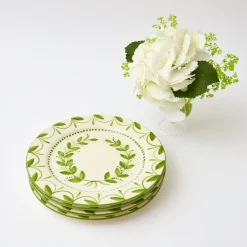 Green Garland Dinner Plates (Set Of 4)