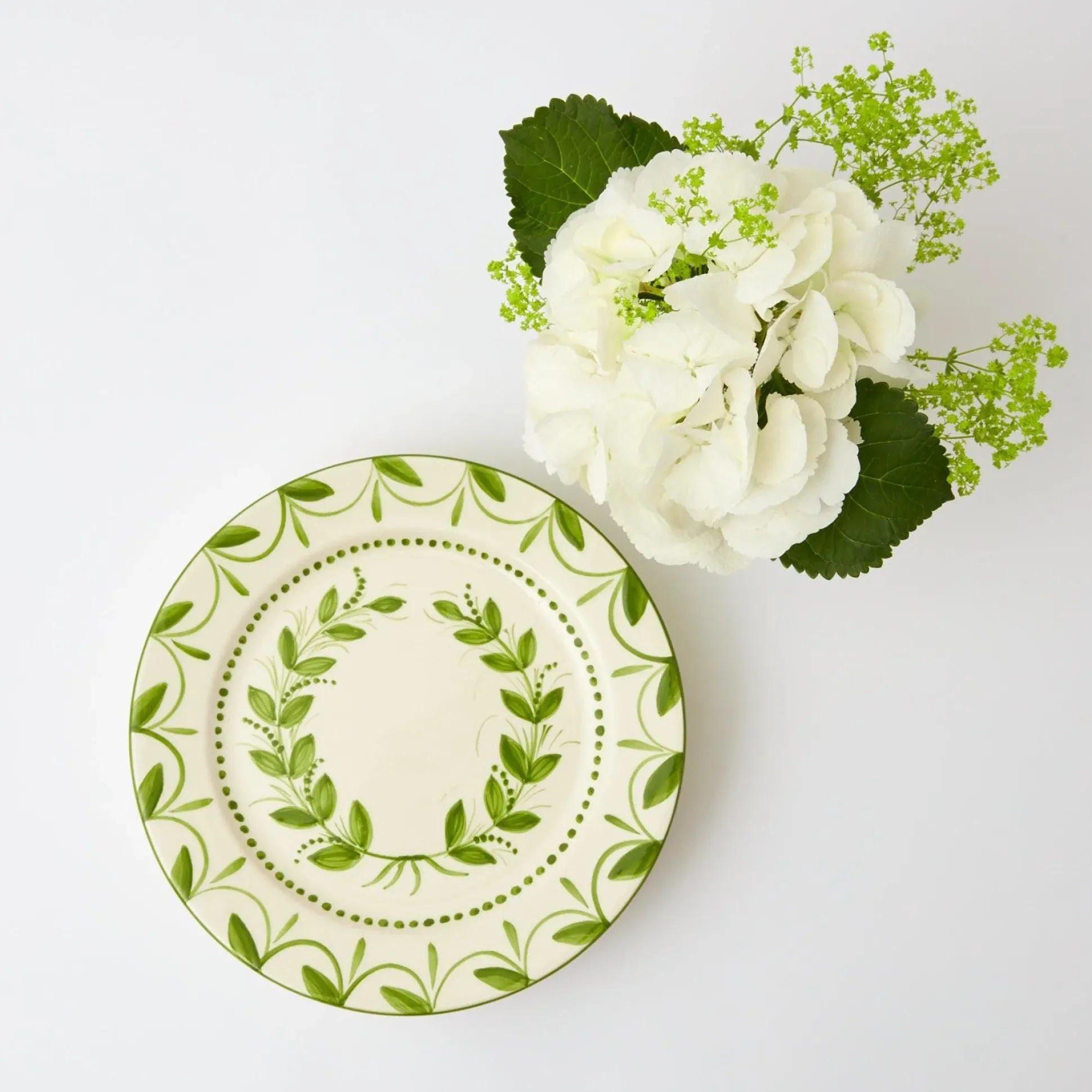 Green Garland Dinner Plate