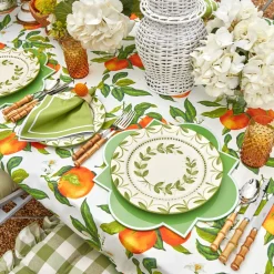 Green Garland Dinner Plates (Set Of 4)